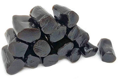 SweetGourmet macro shot of licorice surface showing soft texture and rich color