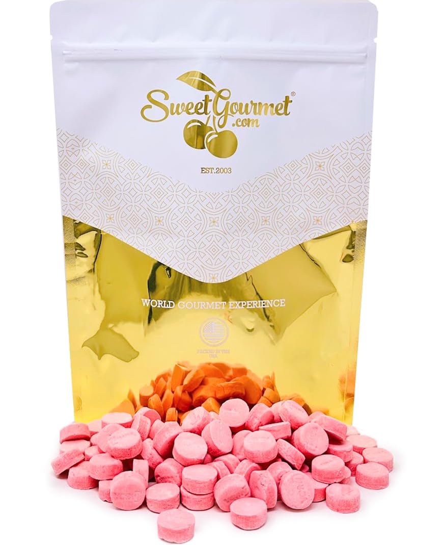 SweetGourmet close-up of single lozenge emphasizing smooth texture and flavor