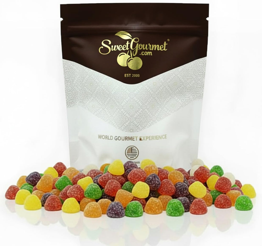 SweetGourmet front packaging showing resealable bag and brand benefits