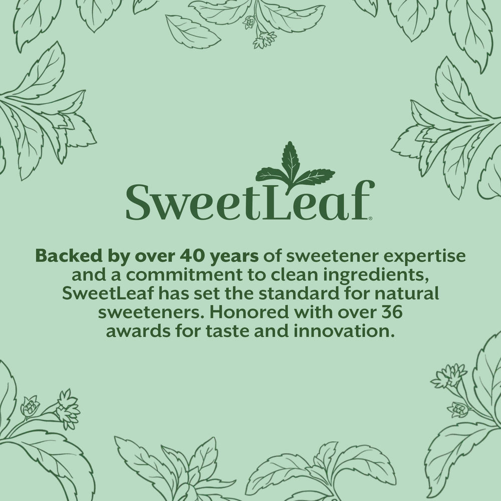 Spoon and scale with SweetLeaf bag to show portion control and volume