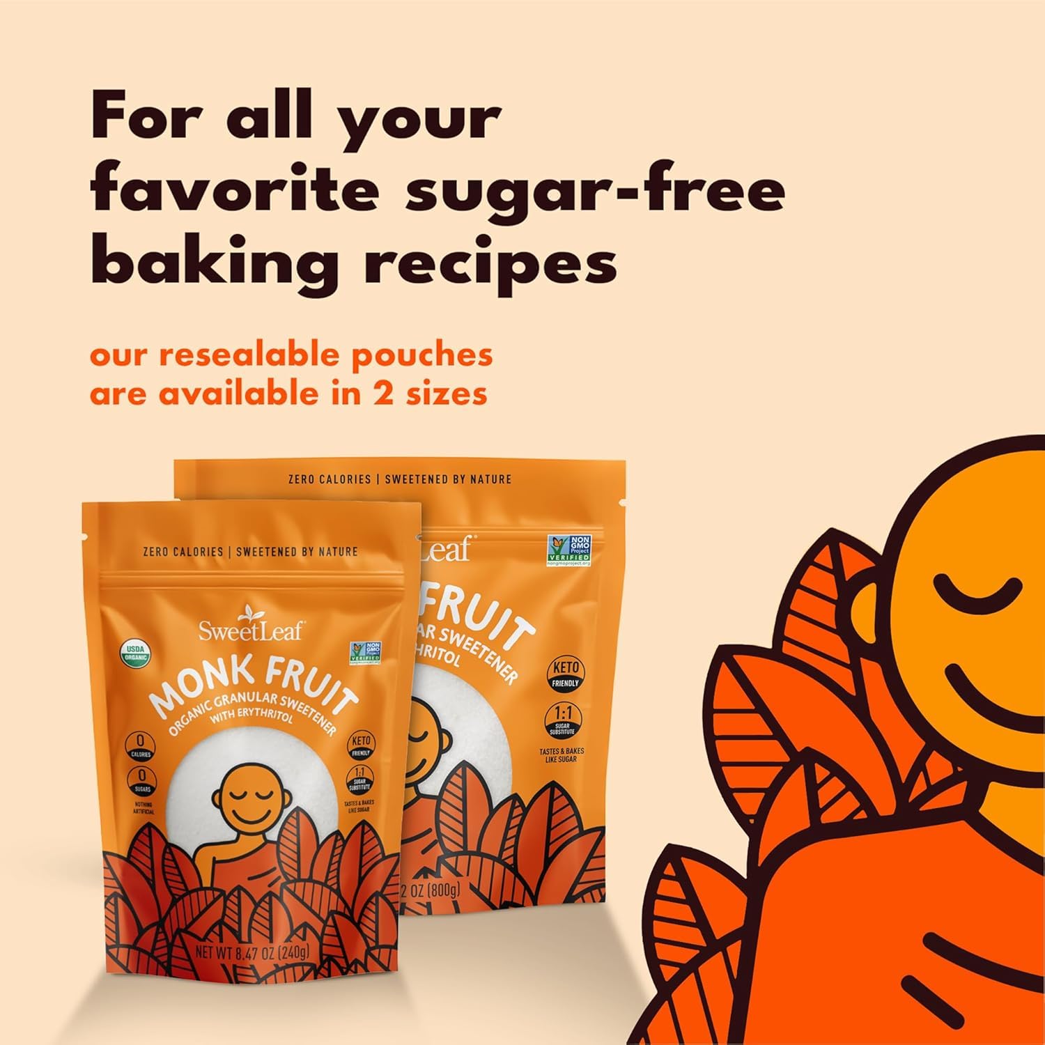SweetLeaf used in baking showing reliable structure and texture