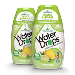 SweetLeaf front packaging showing lemon-lime bottles and clear branding for quick recognition