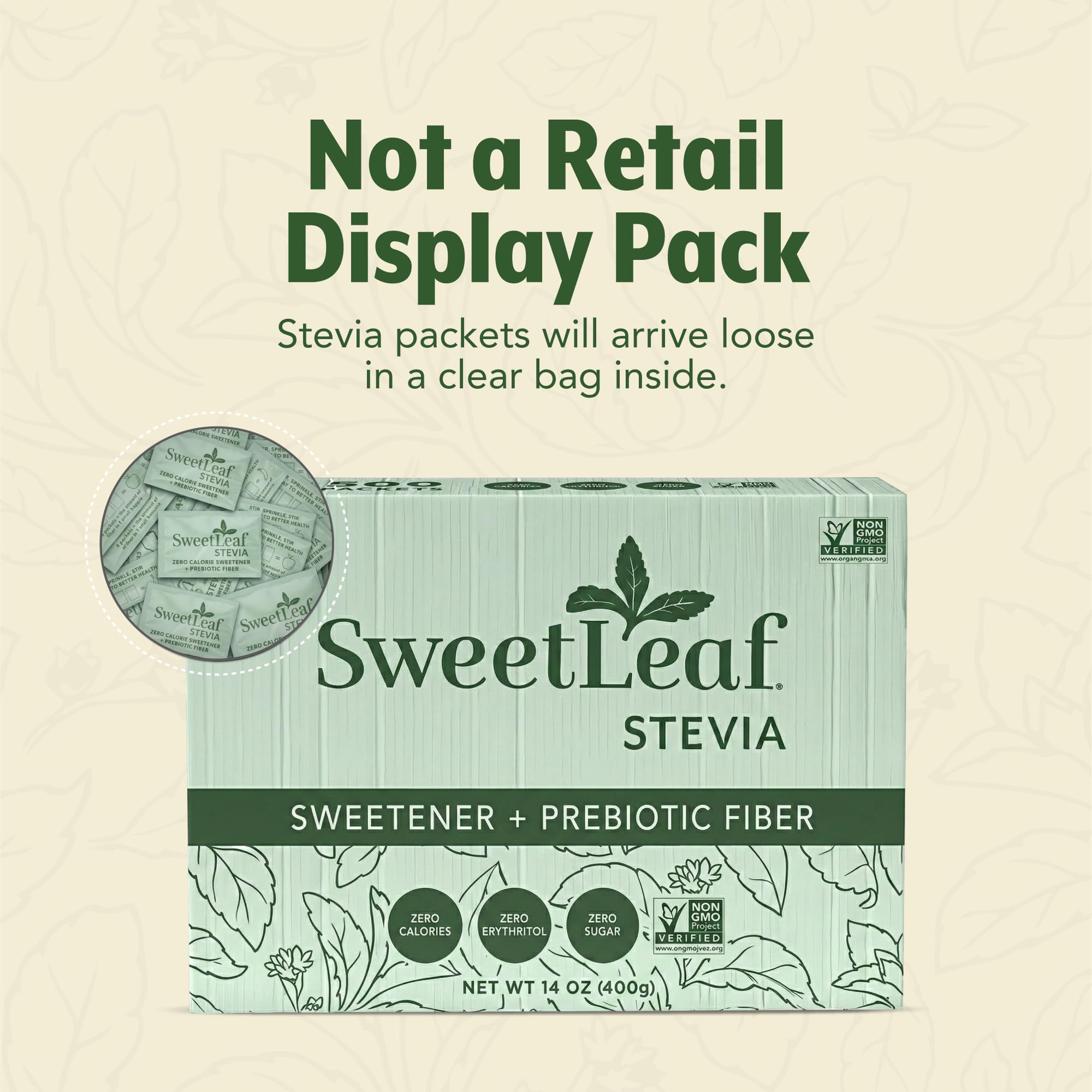 SweetLeaf packets in office dispenser showing convenient hospitality solution