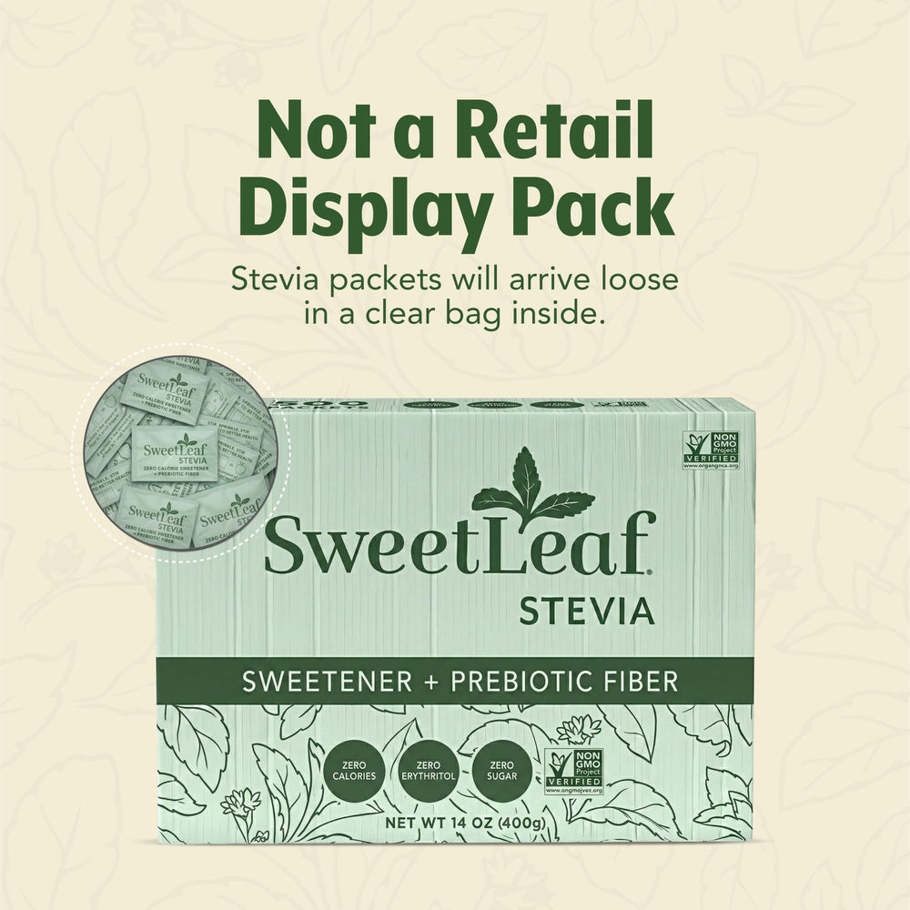 SweetLeaf packets in office dispenser showing convenient hospitality solution