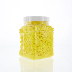 Sweetly You close-up of Crazy Bananas candies showing soft texture and clear banana flavor