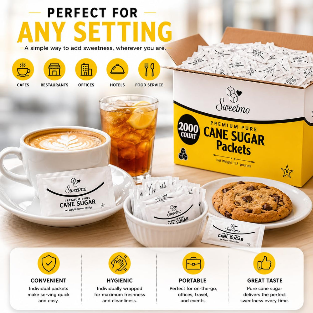 sweetmo label and ingredients close-up showing pure cane sugar transparency