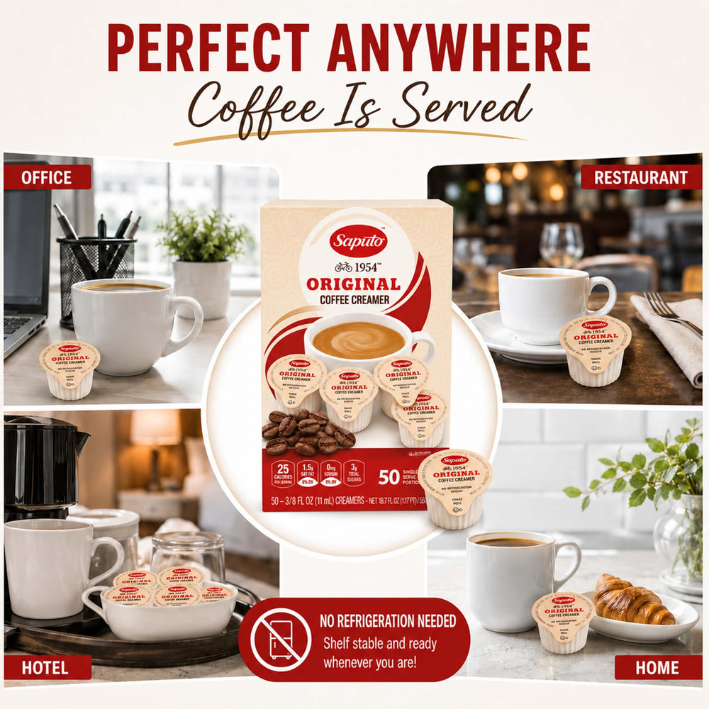 Sweetmo creamer being poured into coffee illustrating smooth texture benefit