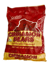 Sweet's Candy Company front-of-bag showing 5LB packaging and resealable closure for freshness