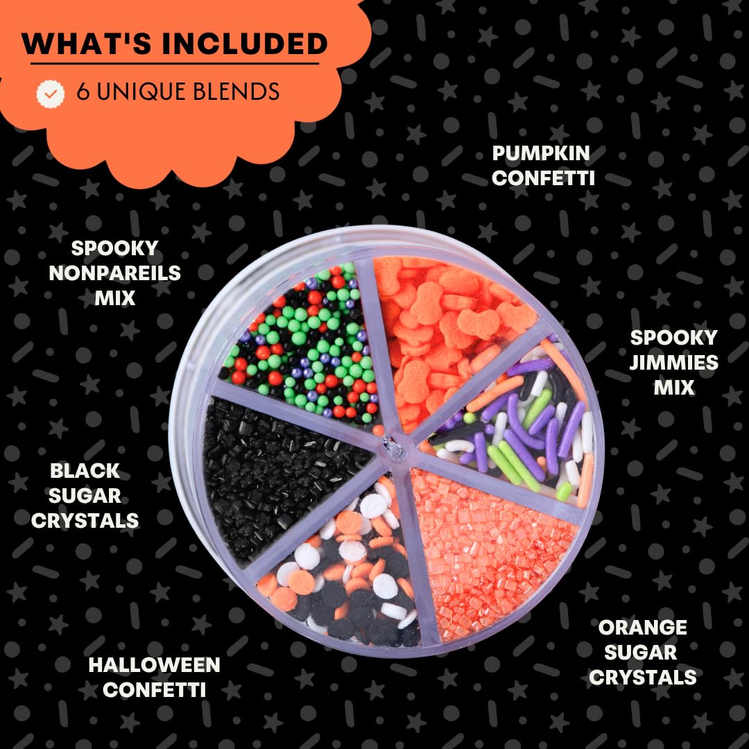 Sweets Indeed tiny nonpareils macro offering fine, even coverage and visual contrast