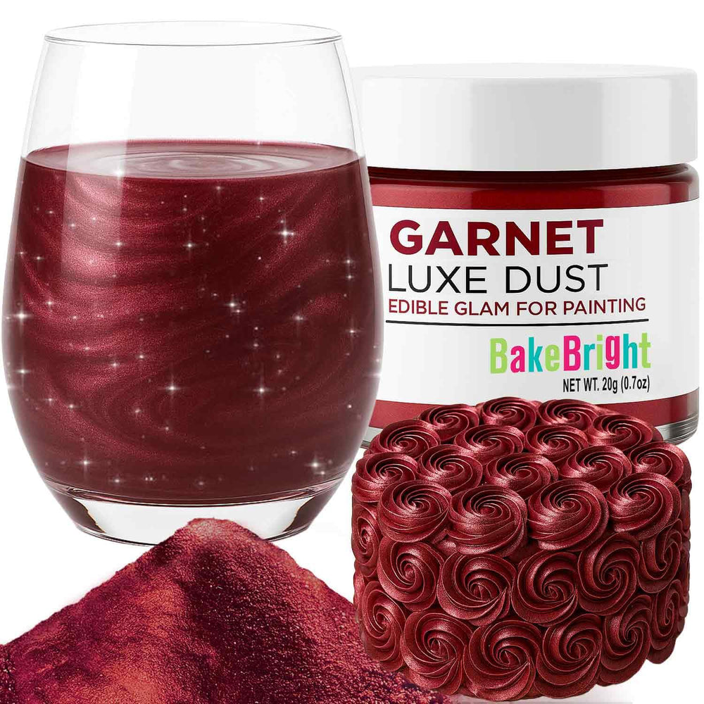 Sweets & Treats Boutique jar front view showing vibrant maroon luster for visual appeal