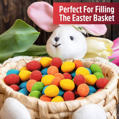 SWEETSIDE CANDY CO. basket of mini eggs adding festive decoration to Easter