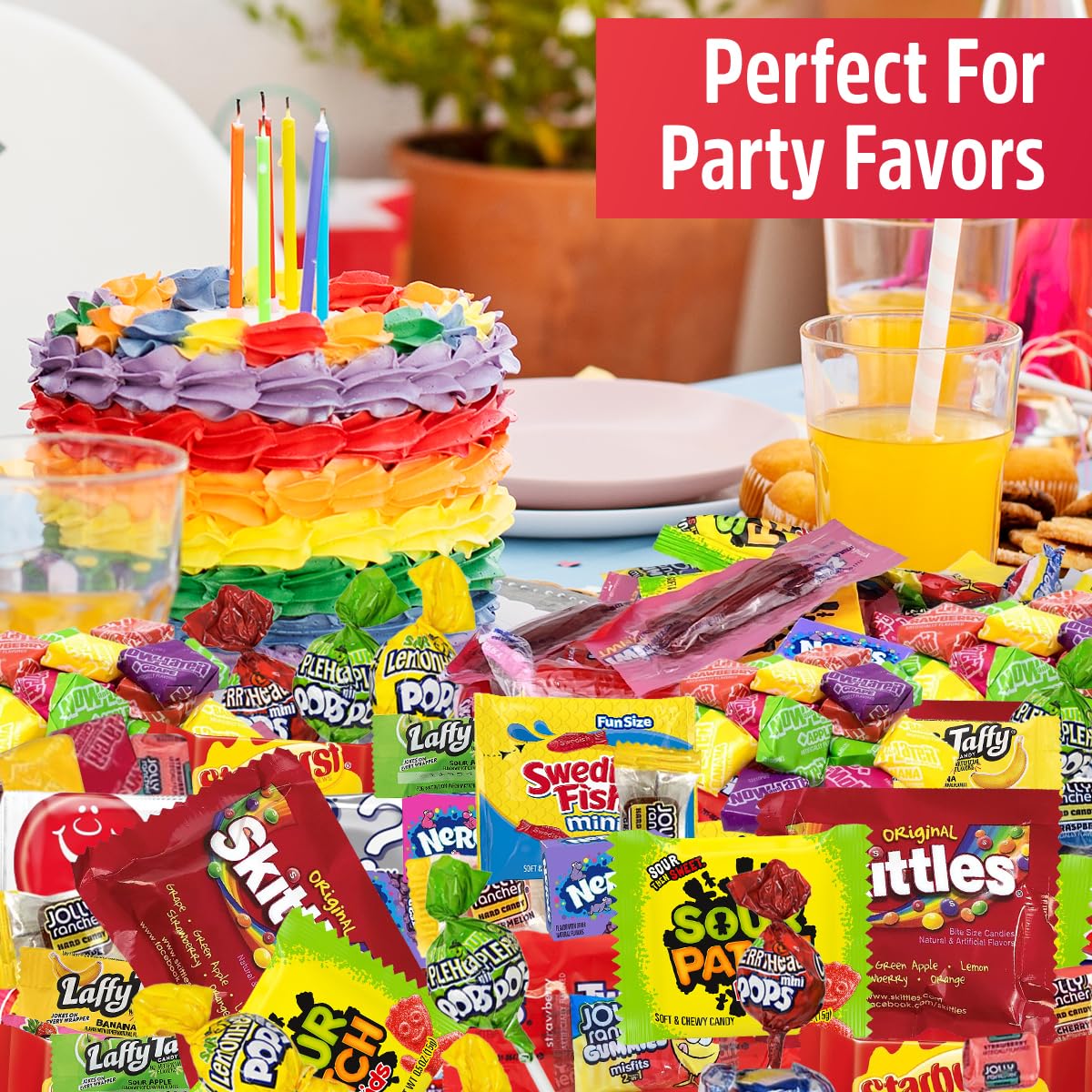 SWEETSIDE candy in bowl display easy self-serve for events