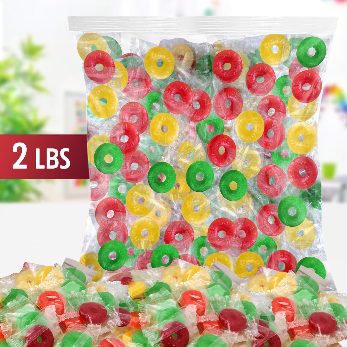 SWEETSIDE CANDY CO. close-up of individually wrapped candies highlighting hygiene and freshness