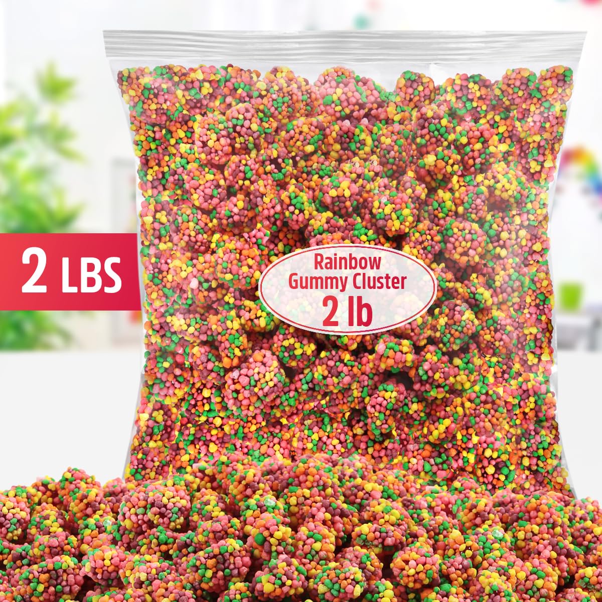 SWEETSIDE CANDY CO. close-up of crunchy shell and chewy gummy core texture
