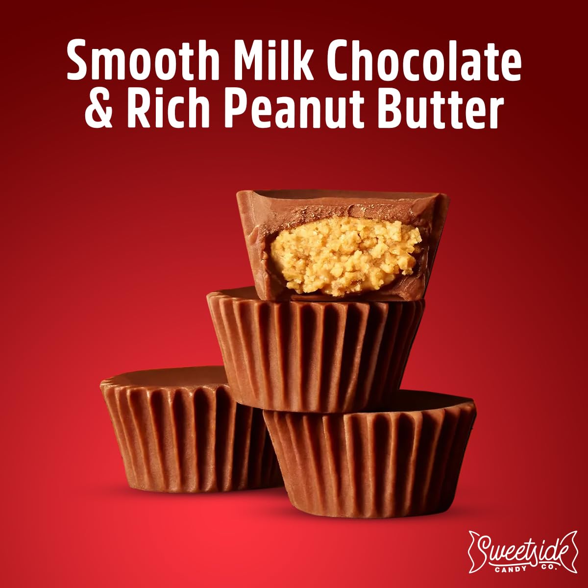 SWEETSIDE CANDY CO. mini cup in hand showing scale and portion-controlled snacking advantage