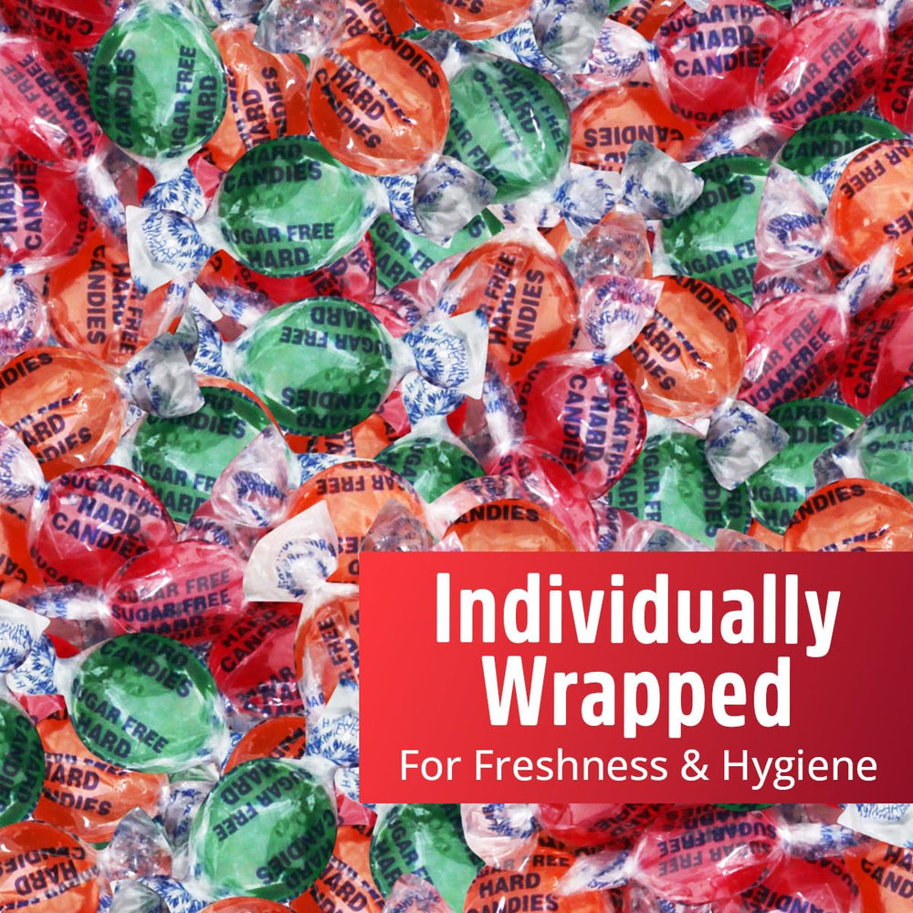 SWEETSIDE candy in hand to illustrate piece size and portable on-the-go benefit