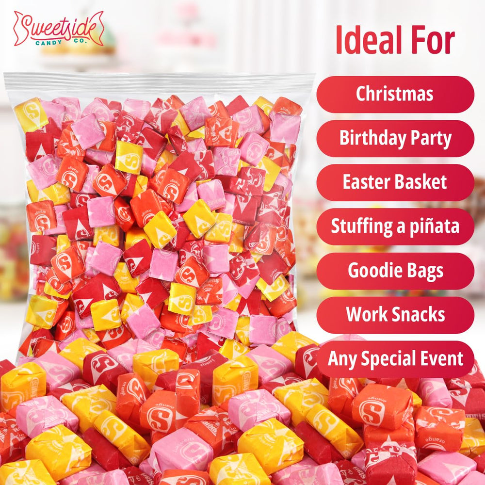 SWEETSIDE CANDY CO. hand holding several pieces to show scale and portion size