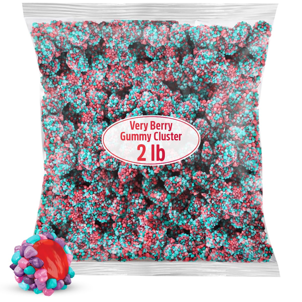 SWEETSIDE CANDY CO. front package view showing 2lb bag and vibrant colors for easy identification