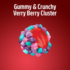 Open 2lb bag pouring clusters into hand showing SWEETSIDE CANDY CO. convenience for quick serving