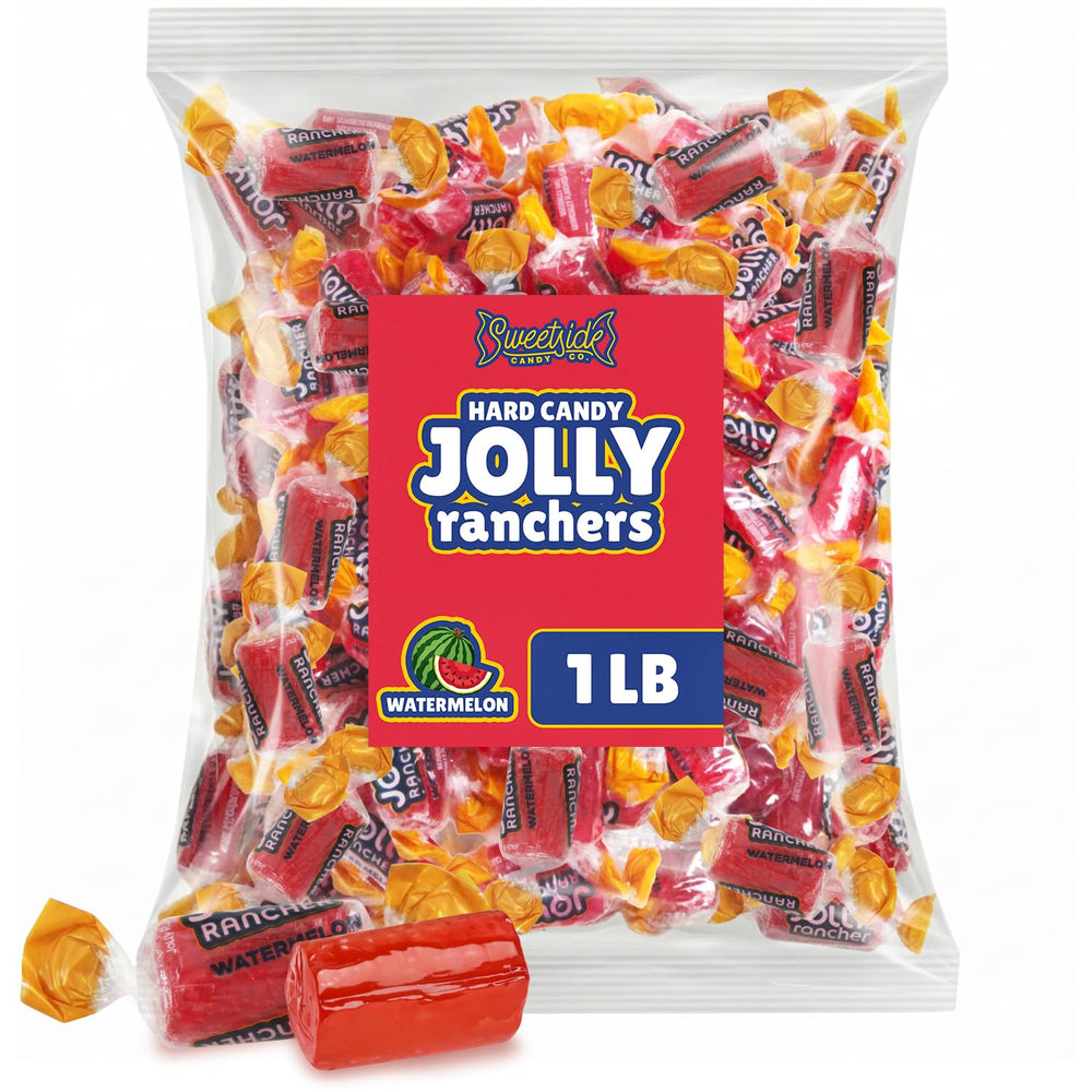 SWEETSIDE CANDY CO. front bag showing watermelon flavor and bulk size, convenient for events