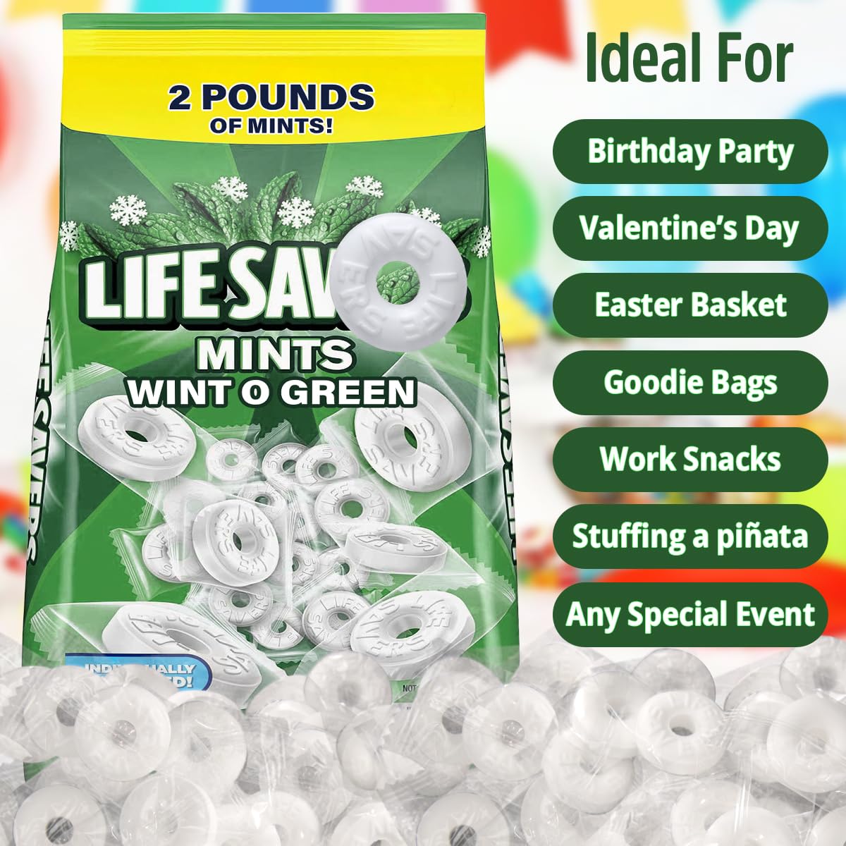 SWEETSIDE CANDY CO. mints in a car and purse illustrating on-the-go breath-refreshing convenience