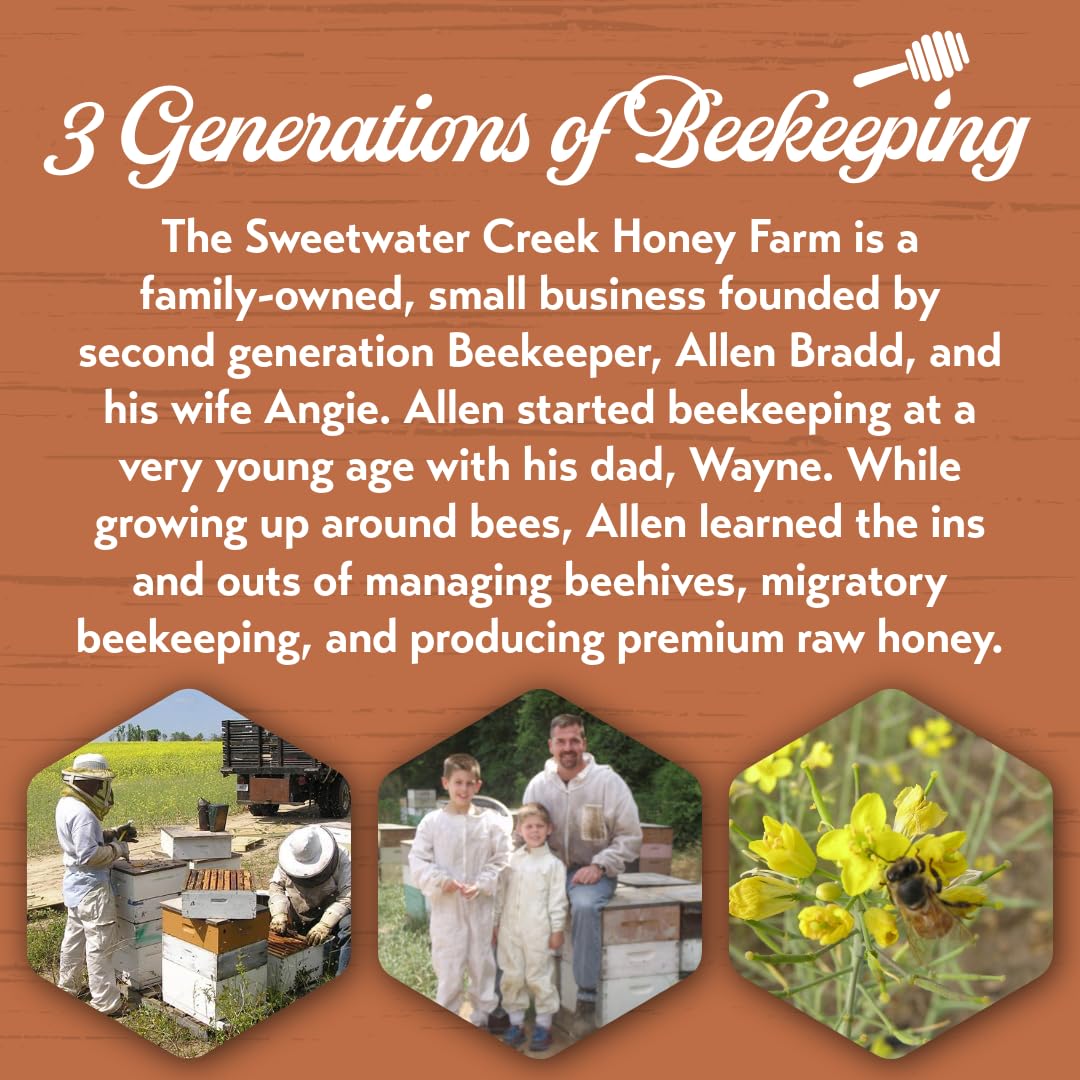 Sweetwater Creek beekeeper portrait illustrating family-run production and care