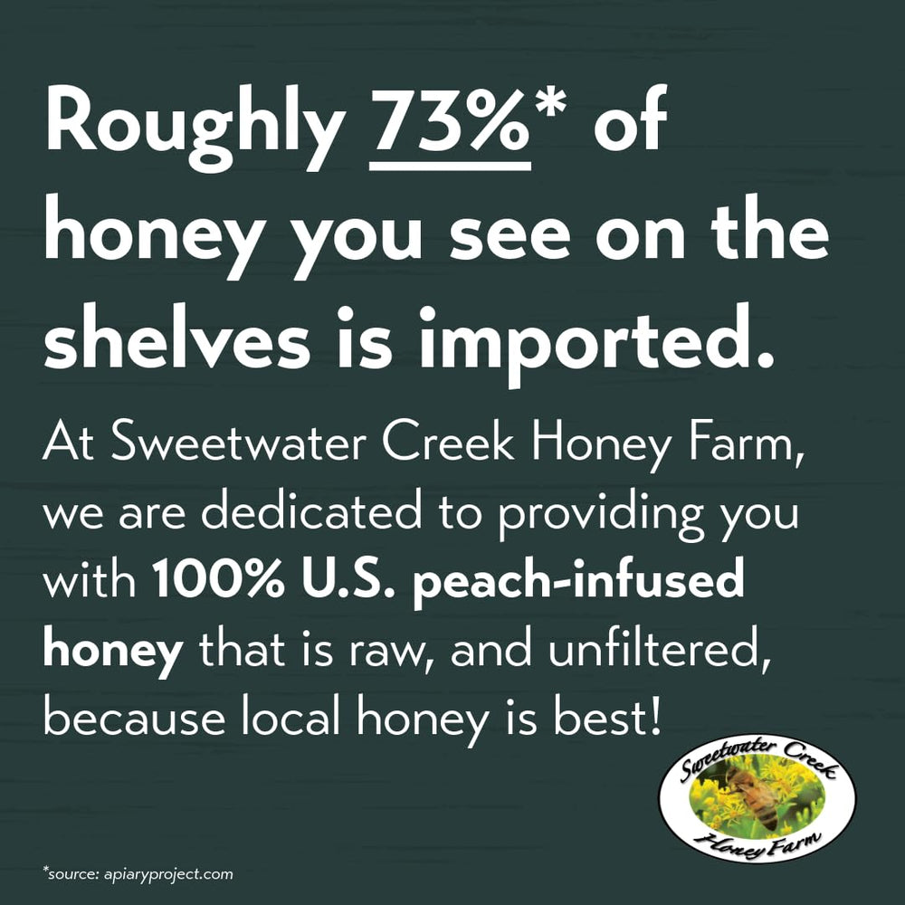 Sweetwater Creek label close-up with ingredient details showing farm transparency