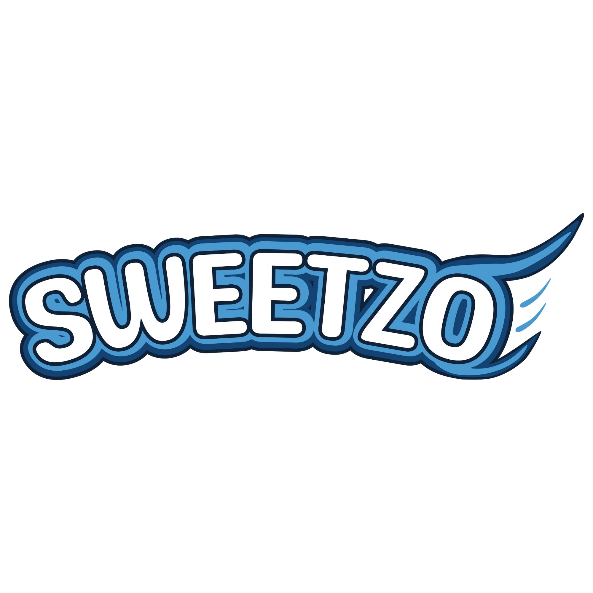 Sweetzo bag label close-up highlighting product info and age guidance