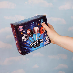 Sweetzo football lollipop close-up highlighting molded seams for realistic look