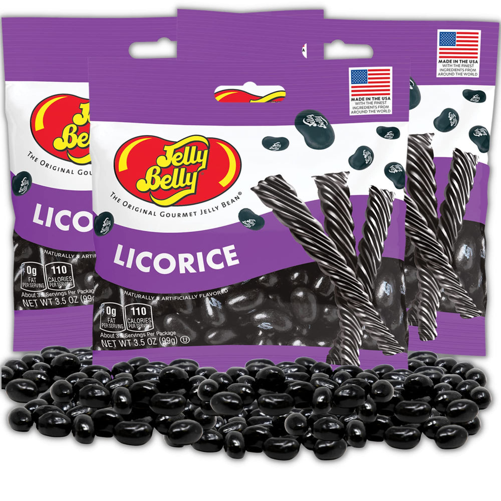 Sweetzo front packaging showing black licorice on-the-go bags and convenience