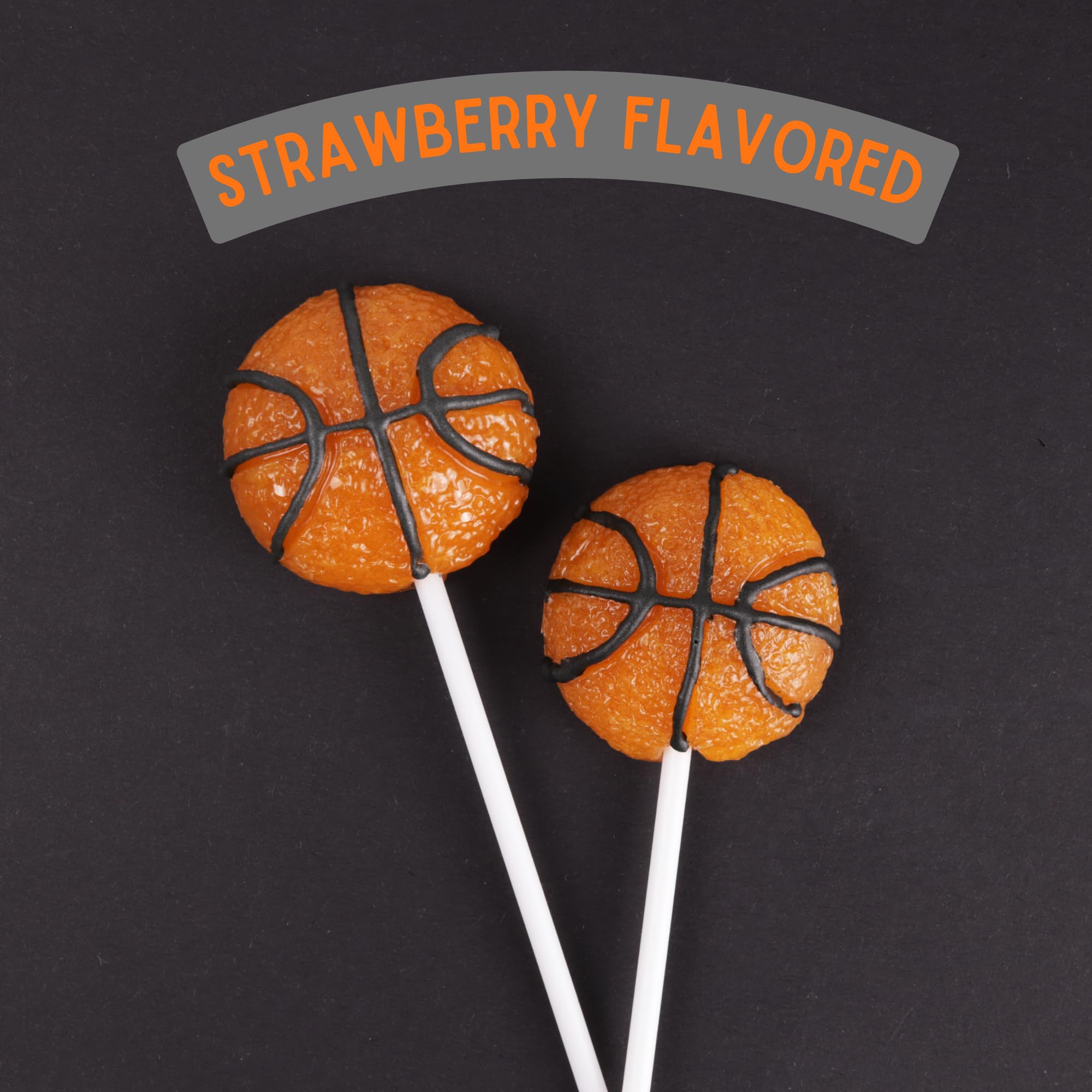 sweetzo lollipop held in hand illustrating size and convenient portioning