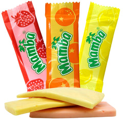 Sweetzo close-up of candy texture displaying chewiness and vibrant fruit color