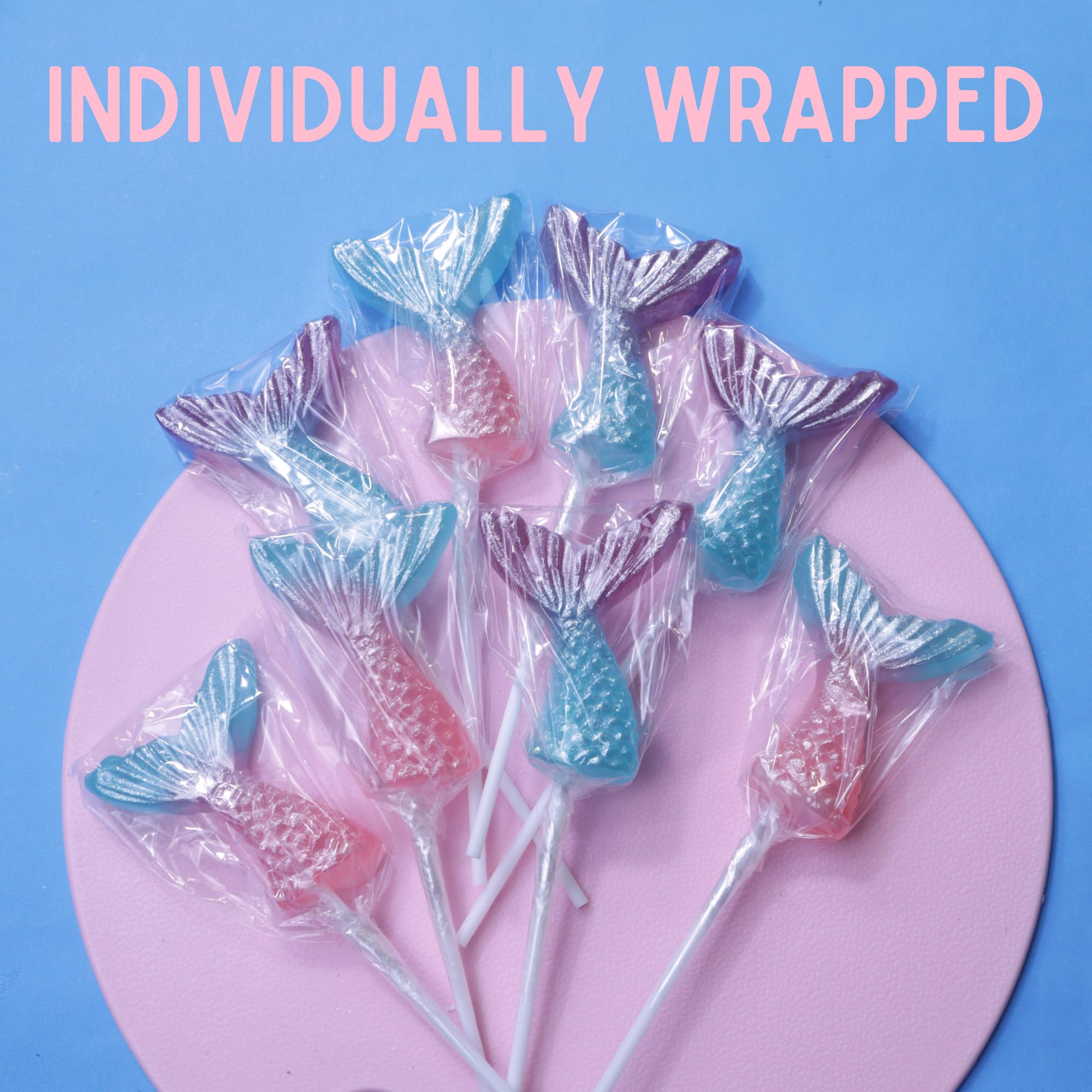 Sweetzo lollipop held in hand demonstrating size and portion-friendly benefit