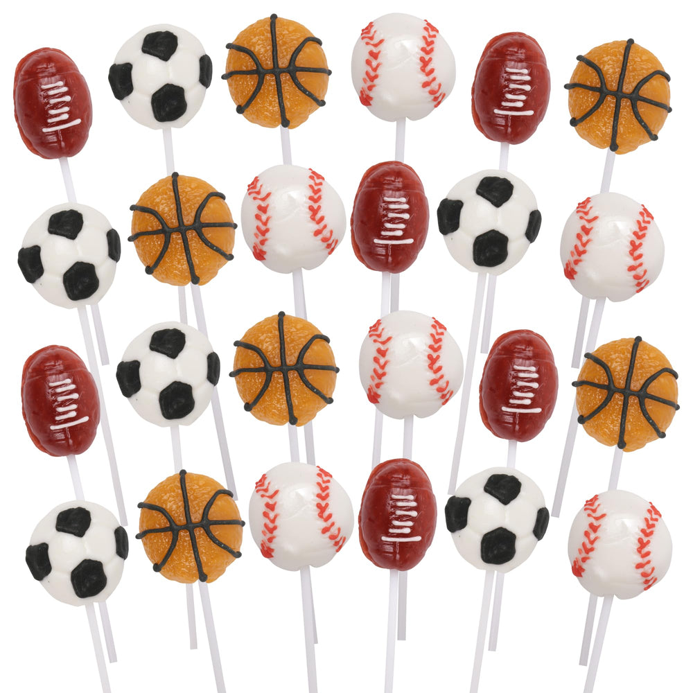 Sweetzo lollipop held in hand to show size and portability for events