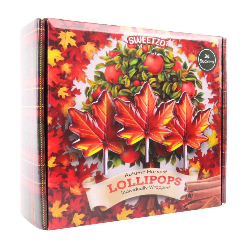 Sweetzo table centerpiece styling with lollipops adding fall decor