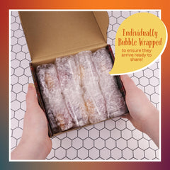 Sweetzo texture closeup highlighting candy surface and glossy finish