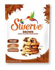 Swerve front packaging showing product and 48 oz size for pantry convenience