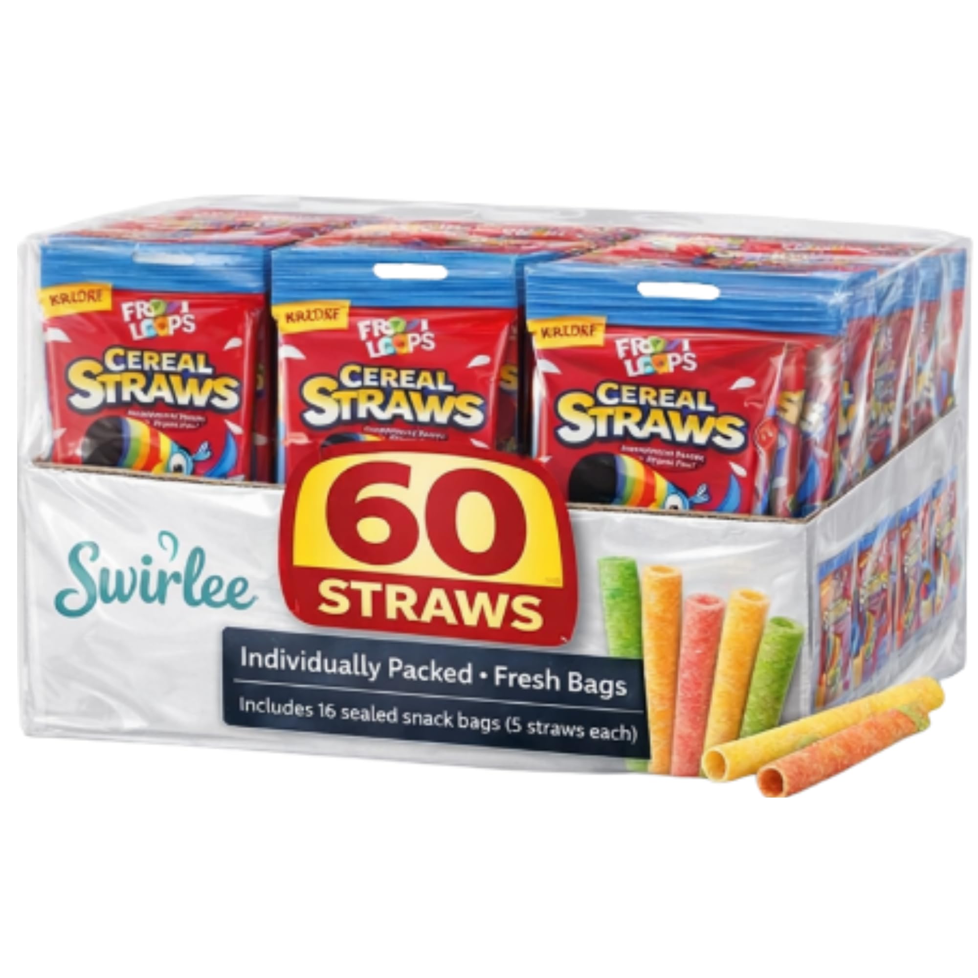Swirlee Pop front packaging showing bulk pack and branding for shelf appeal