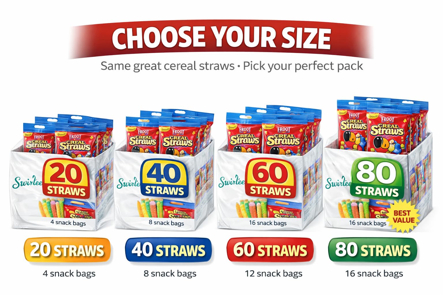 Swirlee Pop individually wrapped straw close-up highlighting freshness and hygiene