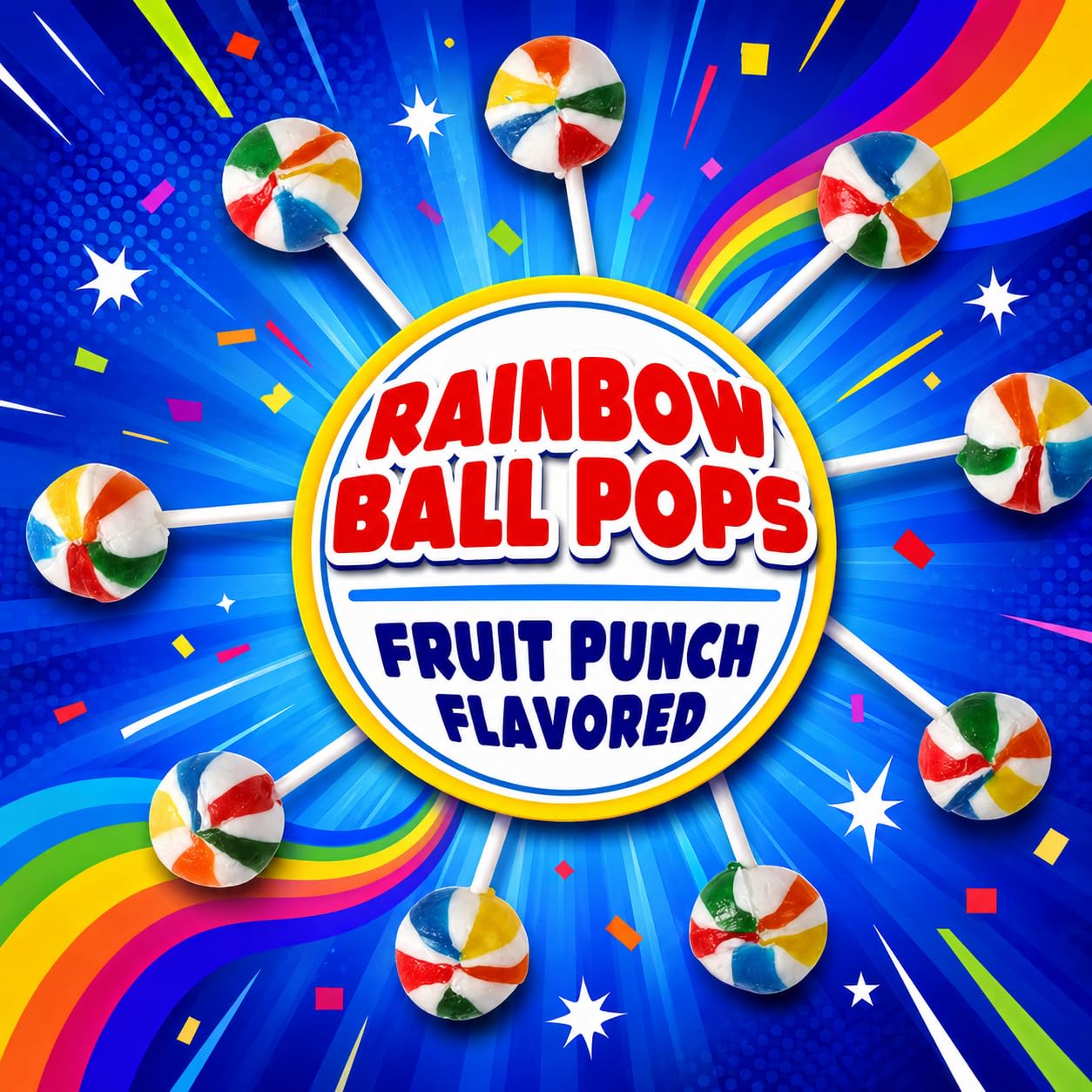 SWIRLEEY lollipop held in hand demonstrating size and enjoyment