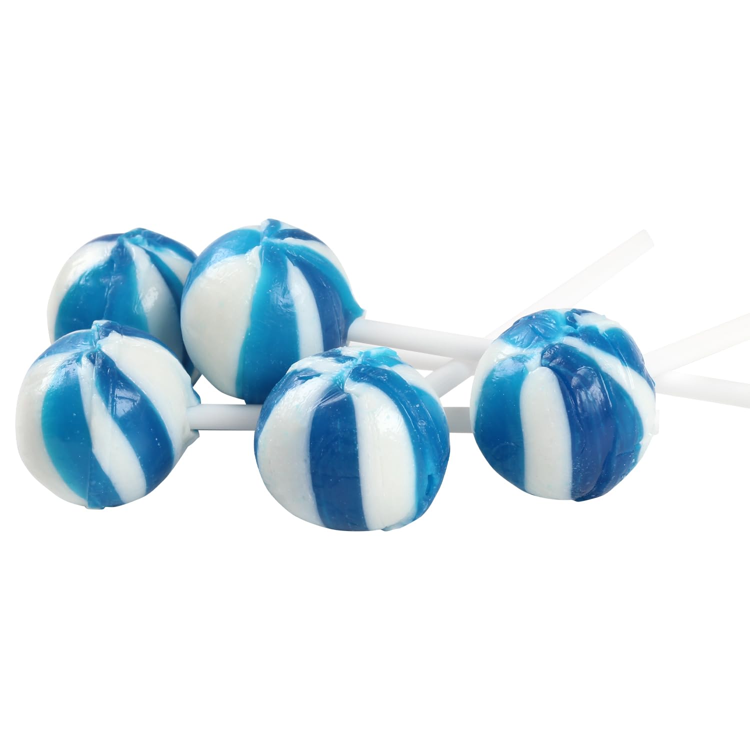 SWIRLEEY lollipop in hand to show size and portion for guests