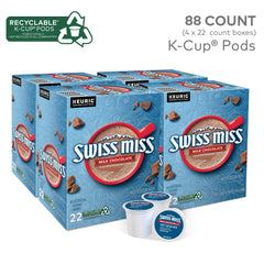 Swiss Miss close-up of a single K-Cup pod illustrating easy use