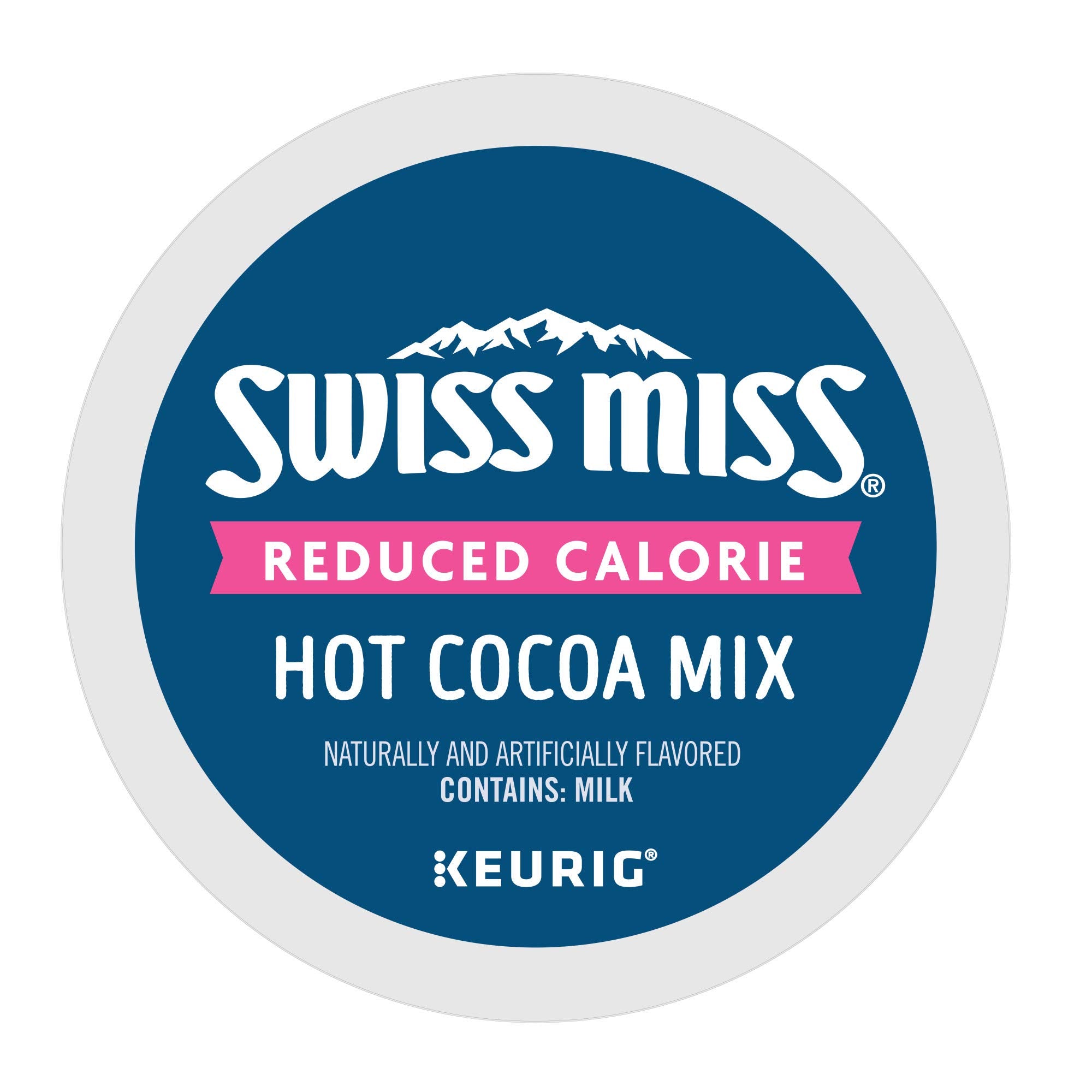Swiss Miss pantry storage setup illustrating bulk convenience and shelf-ready supply