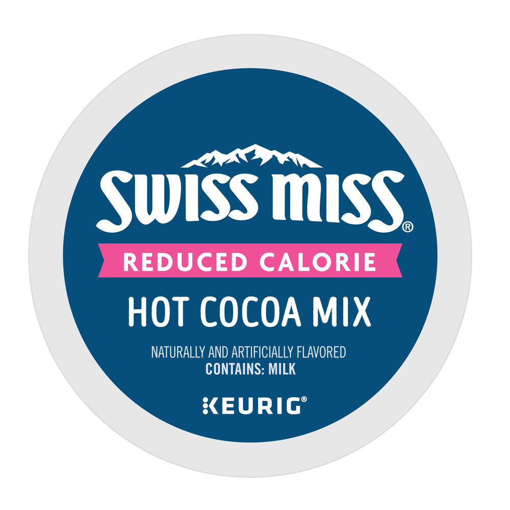 Swiss Miss pantry storage setup illustrating bulk convenience and shelf-ready supply