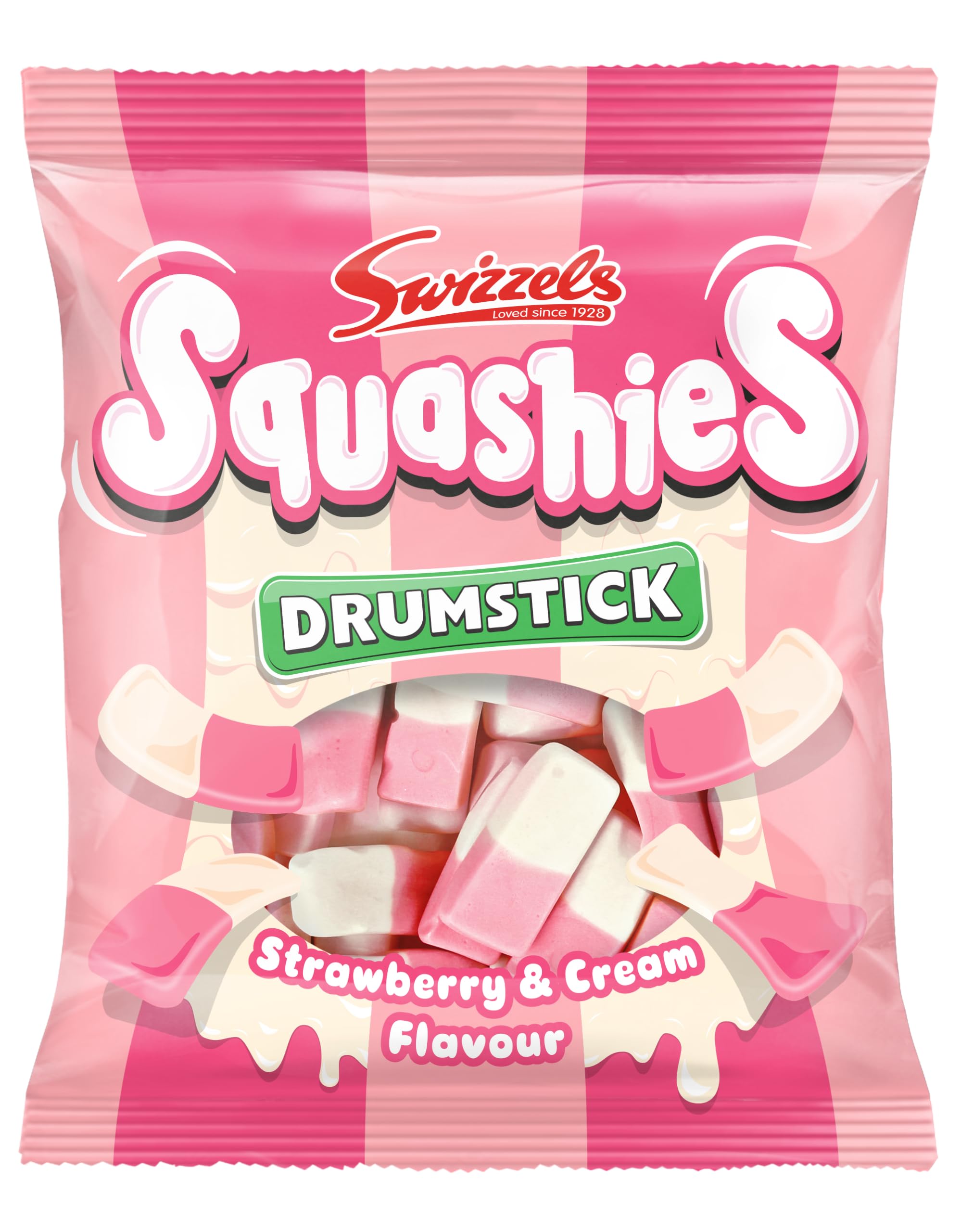 Swizzels front packaging showing resealable bag and vibrant colors for easy identification