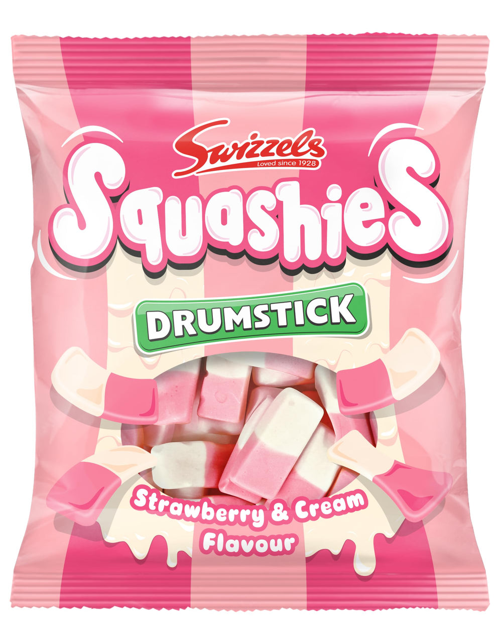 Swizzels front packaging showing resealable bag and vibrant colors for easy identification