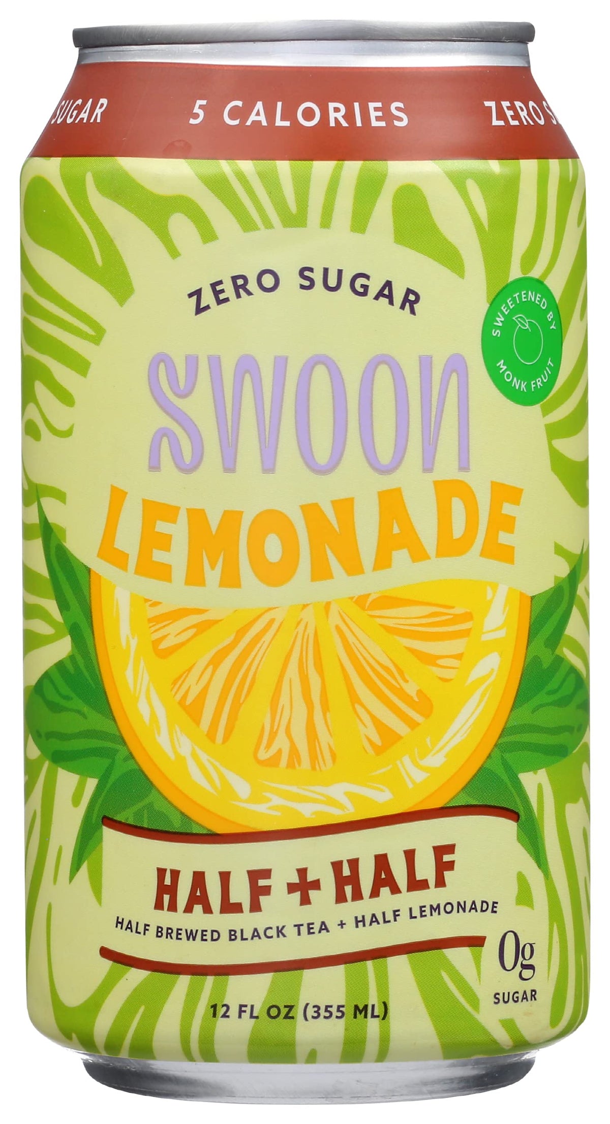 Swoon front view of 12oz can showing branding and ready-to-drink convenience