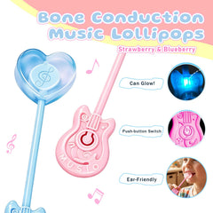 SWOOT lollipop in hand scale view indicating compact party-favor size