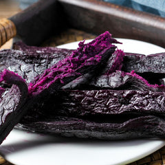 SXET close-up of chewy purple potato texture highlighting soft, satisfying chew