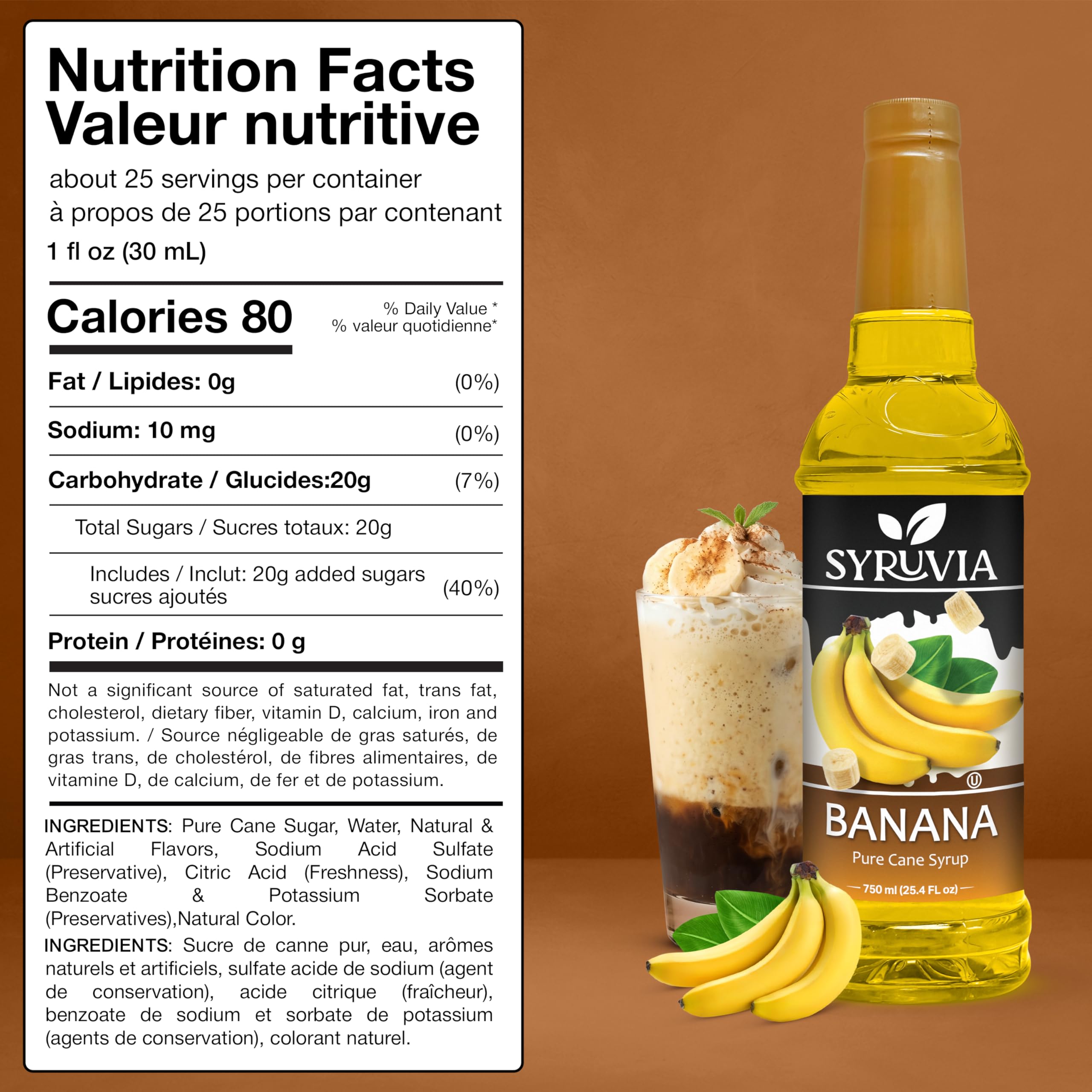 Syruvia syrup added to iced coffee illustrating flavor boost and café-style taste